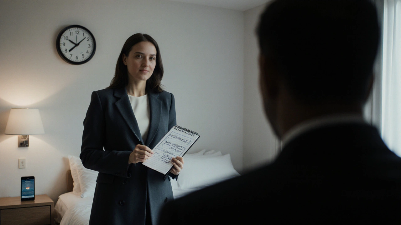 Managing Boundaries and Clients in an Escort Job