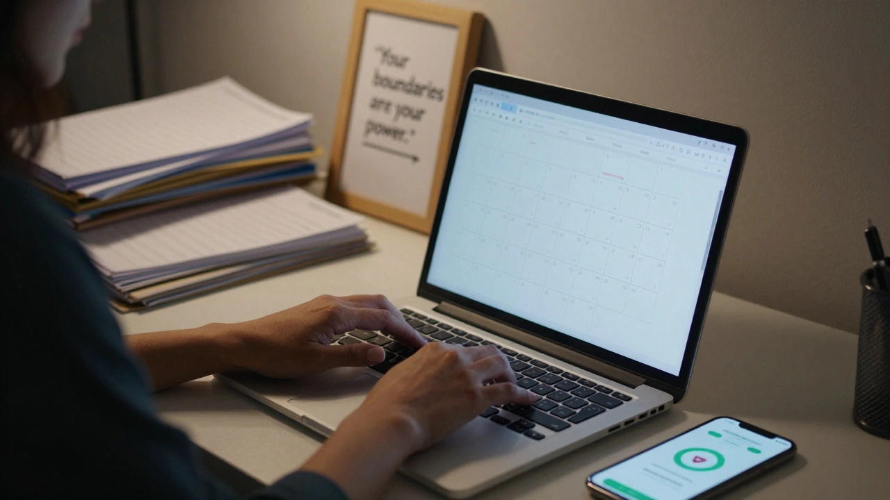 A professional escort working safely from home, using verified platforms and safety apps with organized records.